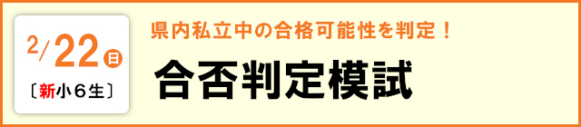 合否判定模試