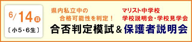 【小５・６】合否判定模試